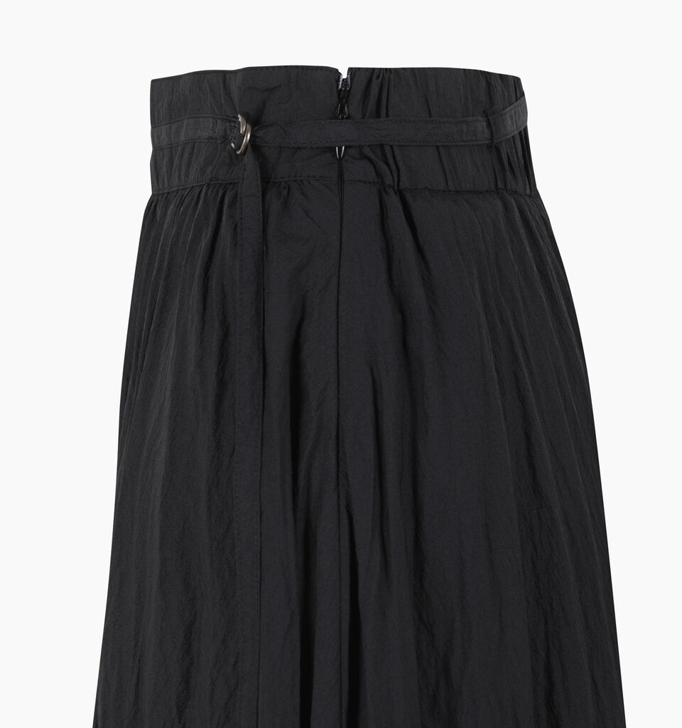 Black semi sheer maxi skirt - sisley k longuette skirts - Black | Sisley K image number 3